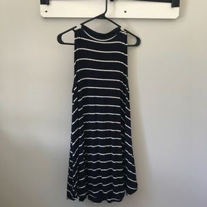 Navy Boutique Sleeveless Swing Dress